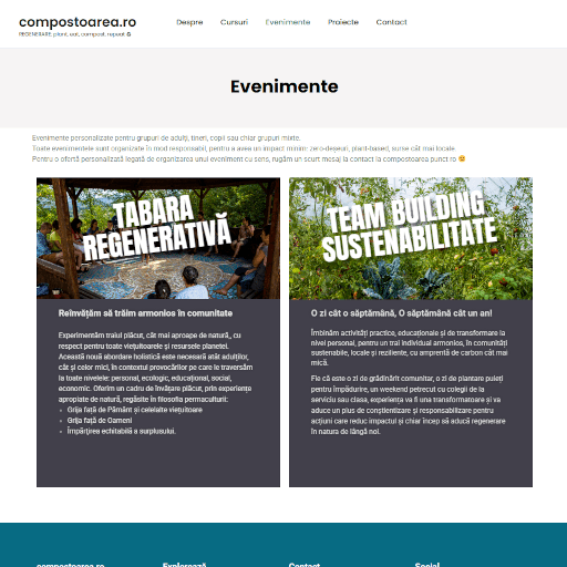 Compostoarea events page
