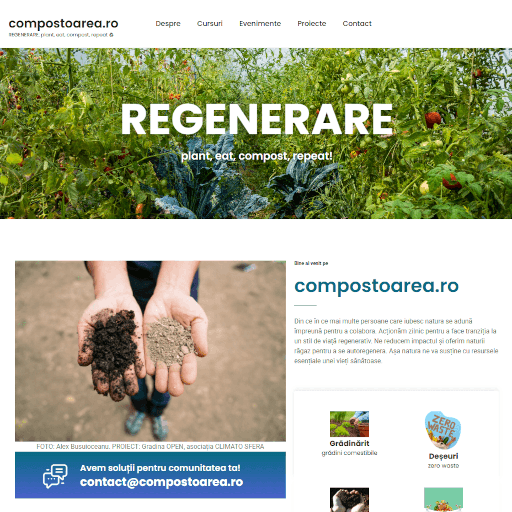 compostoarea.ro homepage