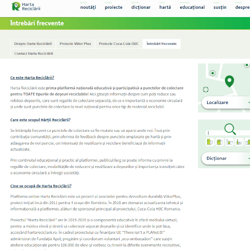 Frequently asked questions page