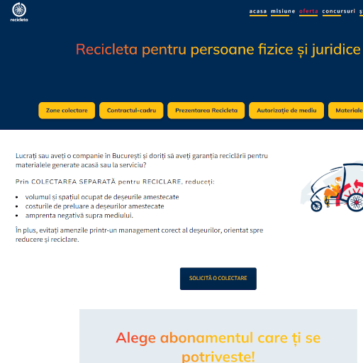 Recicleta collection offer page