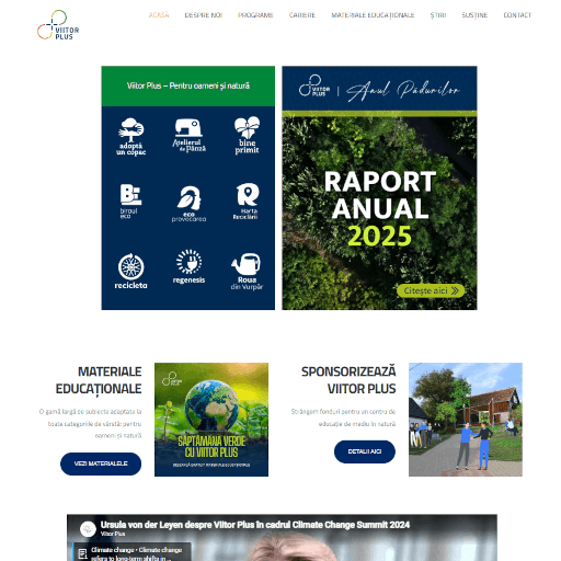 viitorplus.ro homepage